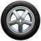 Wheel emoji on Apple